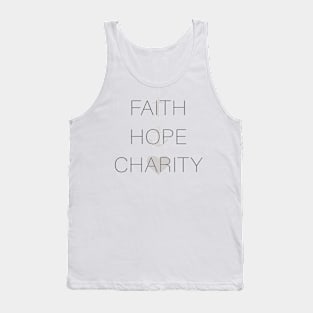 Faith Hope Charity Christian Tank Top